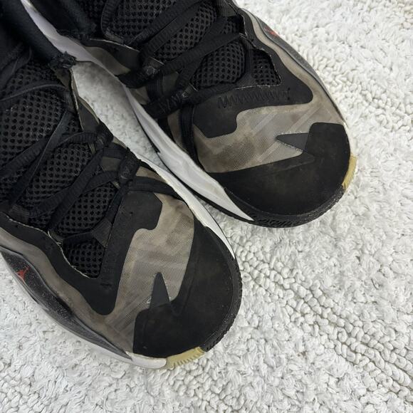 NIKE AIR JORDAN ONE TAKE 3 BLACK-BRIGHT CRIMSON-WHITE SZ 8 (DC7701-001) - Picture 9 of 14